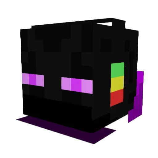Ender0169 Minecraft avatar head, 3D render