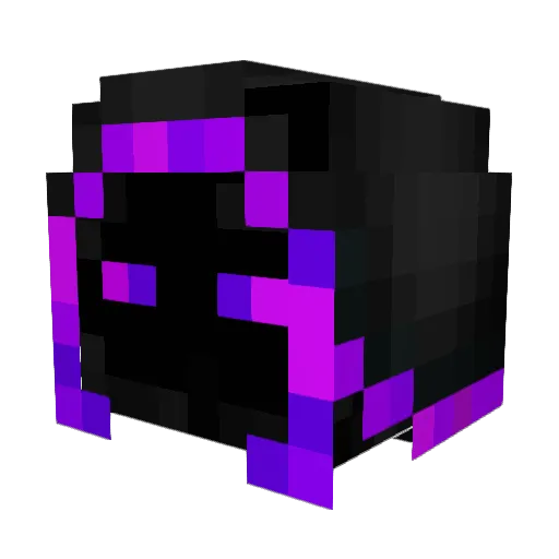 Ender887 Minecraft avatar head, 3D render