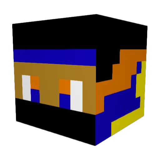 Ender9583 Minecraft avatar head, 3D render