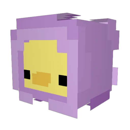EnderApple Minecraft avatar head, 3D render