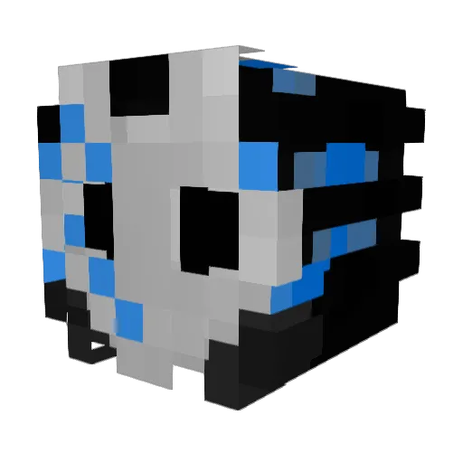 EnderAssasin51 Minecraft avatar head, 3D render