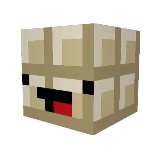 EnderBoss7 Minecraft avatar head, 3D render