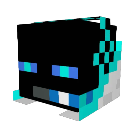 EnderBoy111 Minecraft avatar head, 3D render