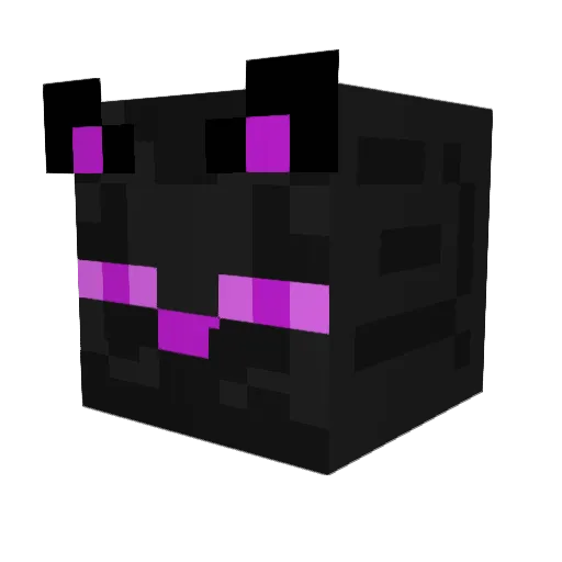 EnderCat5522 Minecraft avatar head, 3D render