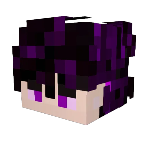 EnderChaoos Minecraft avatar head, 3D render