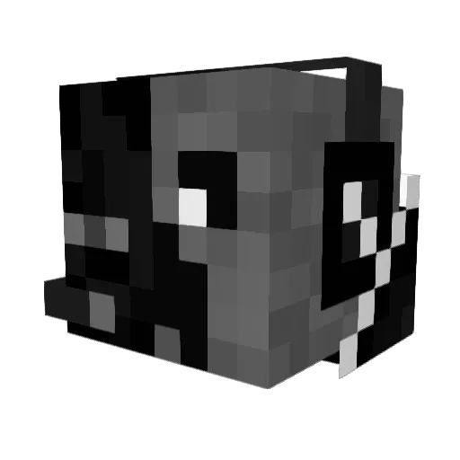 EnderCreepYT Minecraft avatar head, 3D render