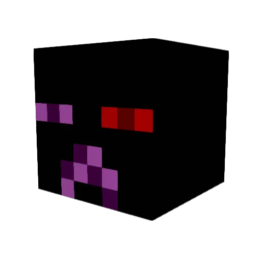 EnderCreeper864 Minecraft avatar head, 3D render