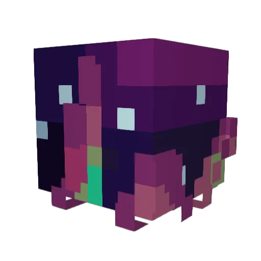 EnderDescender Minecraft avatar head, 3D render