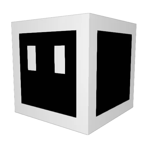 EnderDragonEGG_ Minecraft avatar head, 3D render