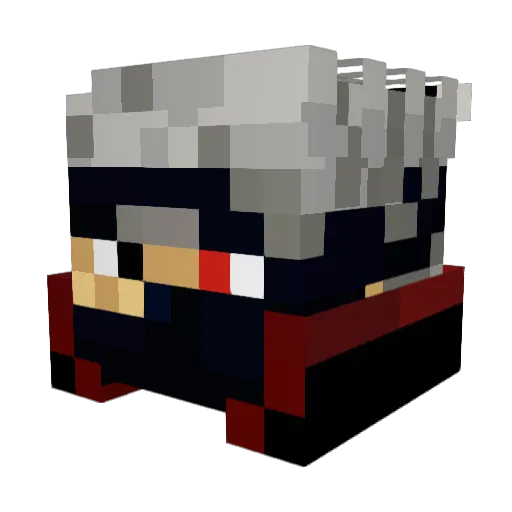 EnderEnigma Minecraft avatar head, 3D render