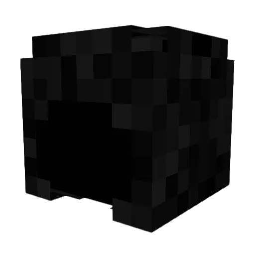 EnderGrim Minecraft avatar head, 3D render