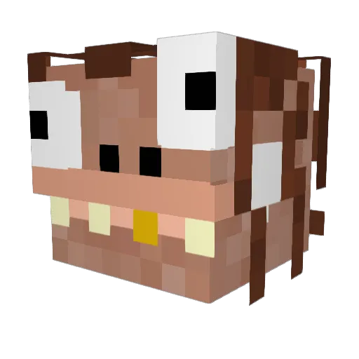 EnderJ23a Minecraft avatar head, 3D render