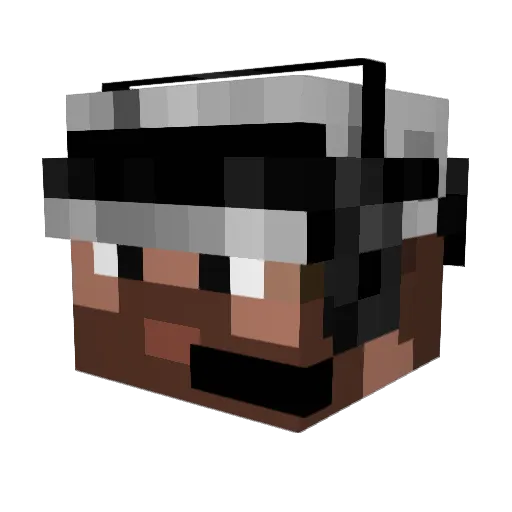 EnderKid432 Minecraft avatar head, 3D render