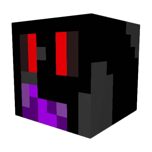 EnderKing18 Minecraft avatar head, 3D render