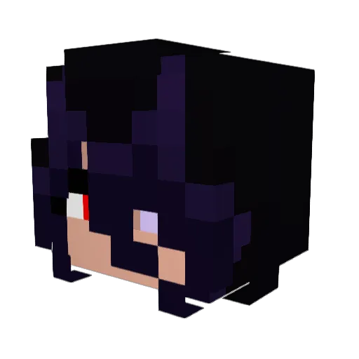 EnderKiryuki Minecraft avatar head, 3D render