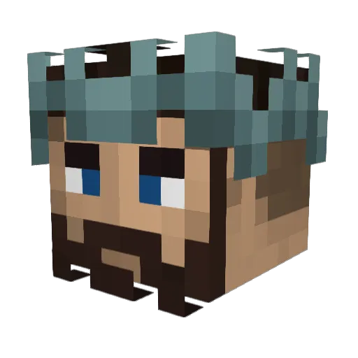 EnderLalo Minecraft avatar head, 3D render
