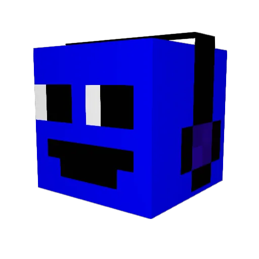 EnderLuke88 Minecraft avatar head, 3D render