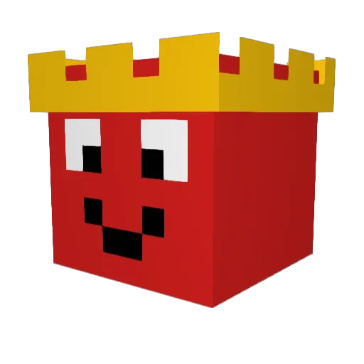 EnderMaster9710 Minecraft avatar head, 3D render