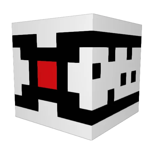EnderPearl2009 Minecraft avatar head, 3D render