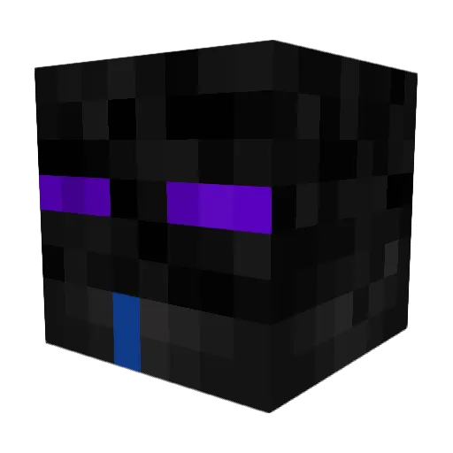 EnderPearlXpert Minecraft avatar head, 3D render