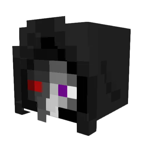 EnderPower00 Minecraft avatar head, 3D render