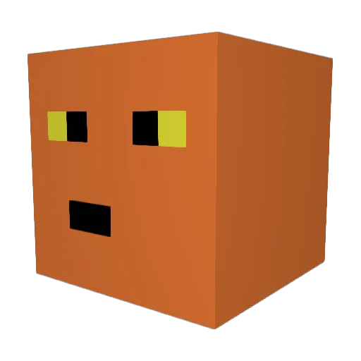 EnderPro6053 Minecraft avatar head, 3D render