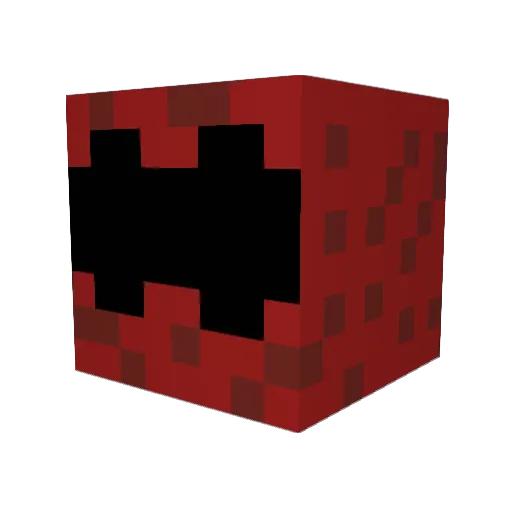 EnderPug47 Minecraft avatar head, 3D render