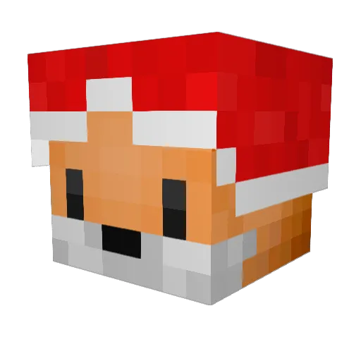 EnderPuste Minecraft avatar head, 3D render