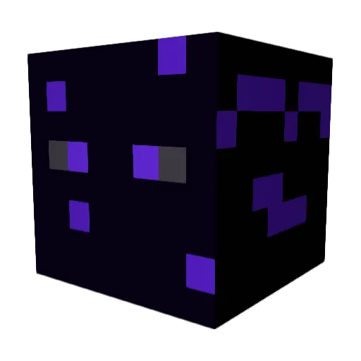 EnderRacing Minecraft avatar head, 3D render