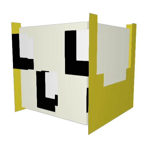 EnderRocks Minecraft avatar head, 3D render