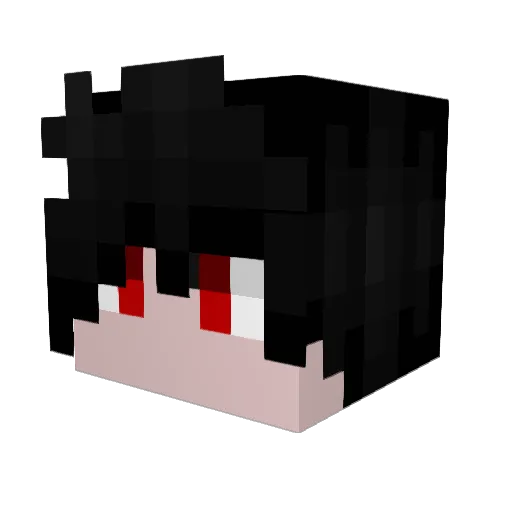 EnderSkeleton8 Minecraft avatar head, 3D render