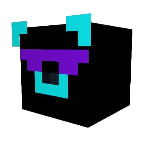 EnderSlayer Minecraft avatar head, 3D render