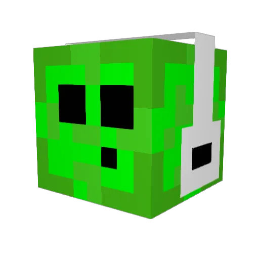 EnderSlender28 Minecraft avatar head, 3D render