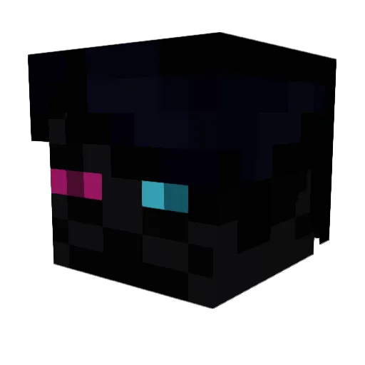 EnderSphere Minecraft avatar head, 3D render