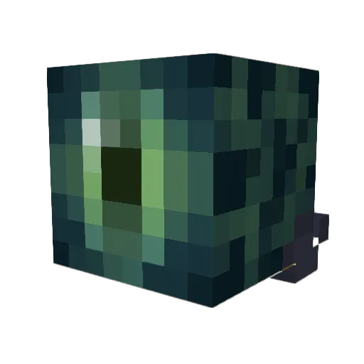 EnderTheXII Minecraft avatar head, 3D render
