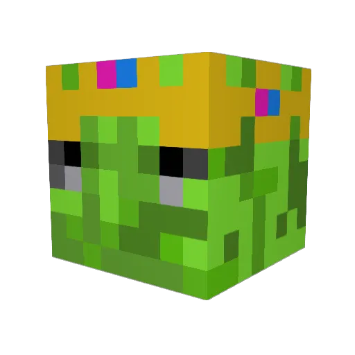 EnderWarrior951 Minecraft avatar head, 3D render
