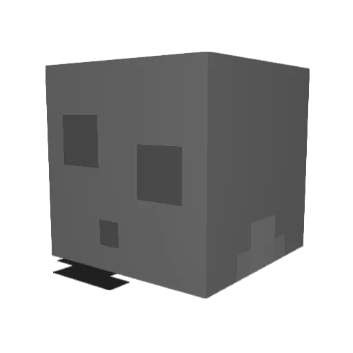 EnderWiggins72 Minecraft avatar head, 3D render