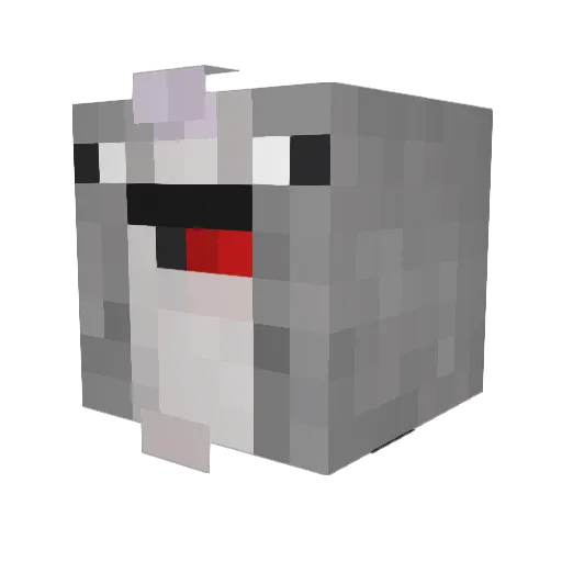 Ender_Boss64 Minecraft avatar head, 3D render