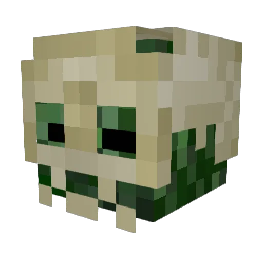 Ender_Capone Minecraft avatar head, 3D render