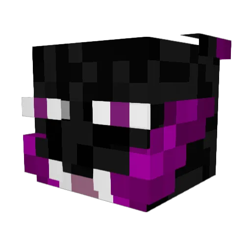 Ender_Charizard Minecraft avatar head, 3D render