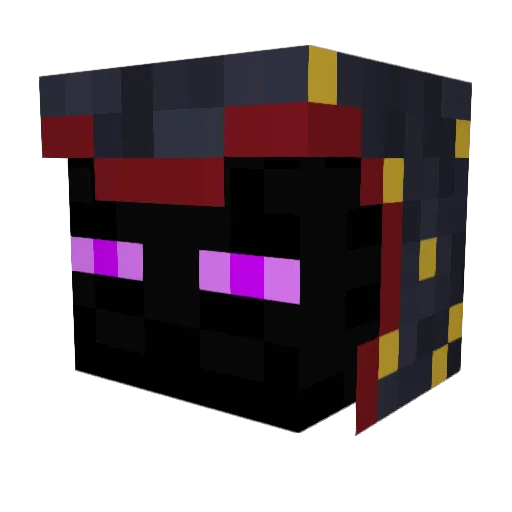 Ender_Dan Minecraft avatar head, 3D render