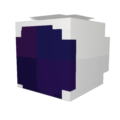 Ender_Ice Minecraft avatar head, 3D render