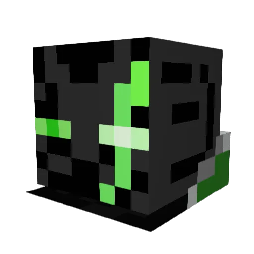 Ender_Reaper421 Minecraft avatar head, 3D render