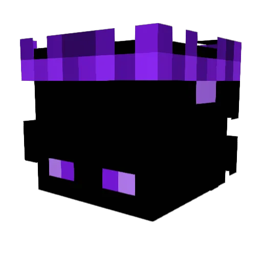 Ender_Verse Minecraft avatar head, 3D render