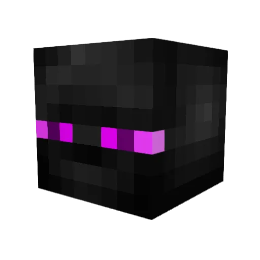 Enderb0ss Minecraft avatar head, 3D render
