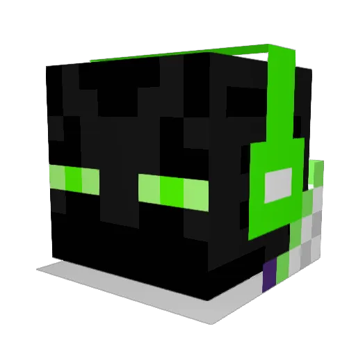 Enderboy1228 Minecraft avatar head, 3D render