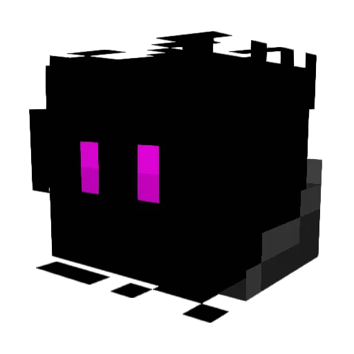 Endercraft_0 Minecraft avatar head, 3D render