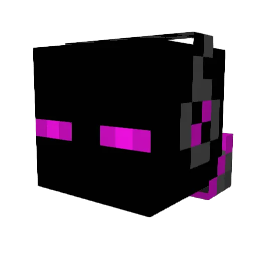 Endercrafter1 Minecraft avatar head, 3D render