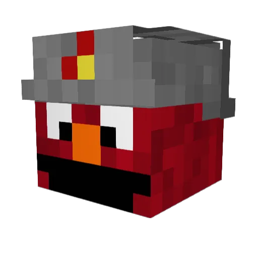 Enderdragon921 Minecraft avatar head, 3D render