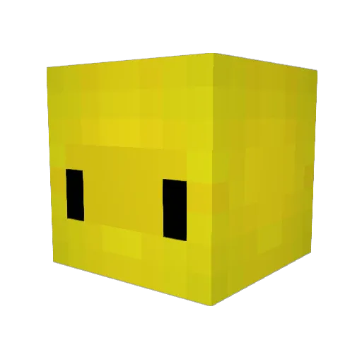 Enderdude126 Minecraft avatar head, 3D render